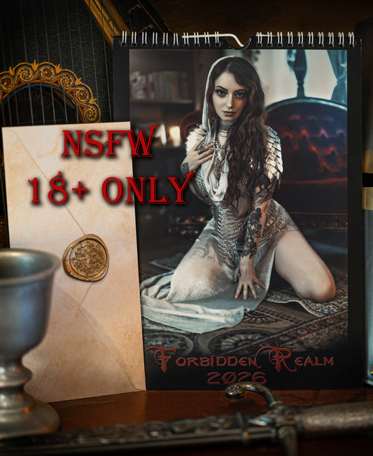 2026 Fantasy Calendar - Forbidden Realm - Standard wall size